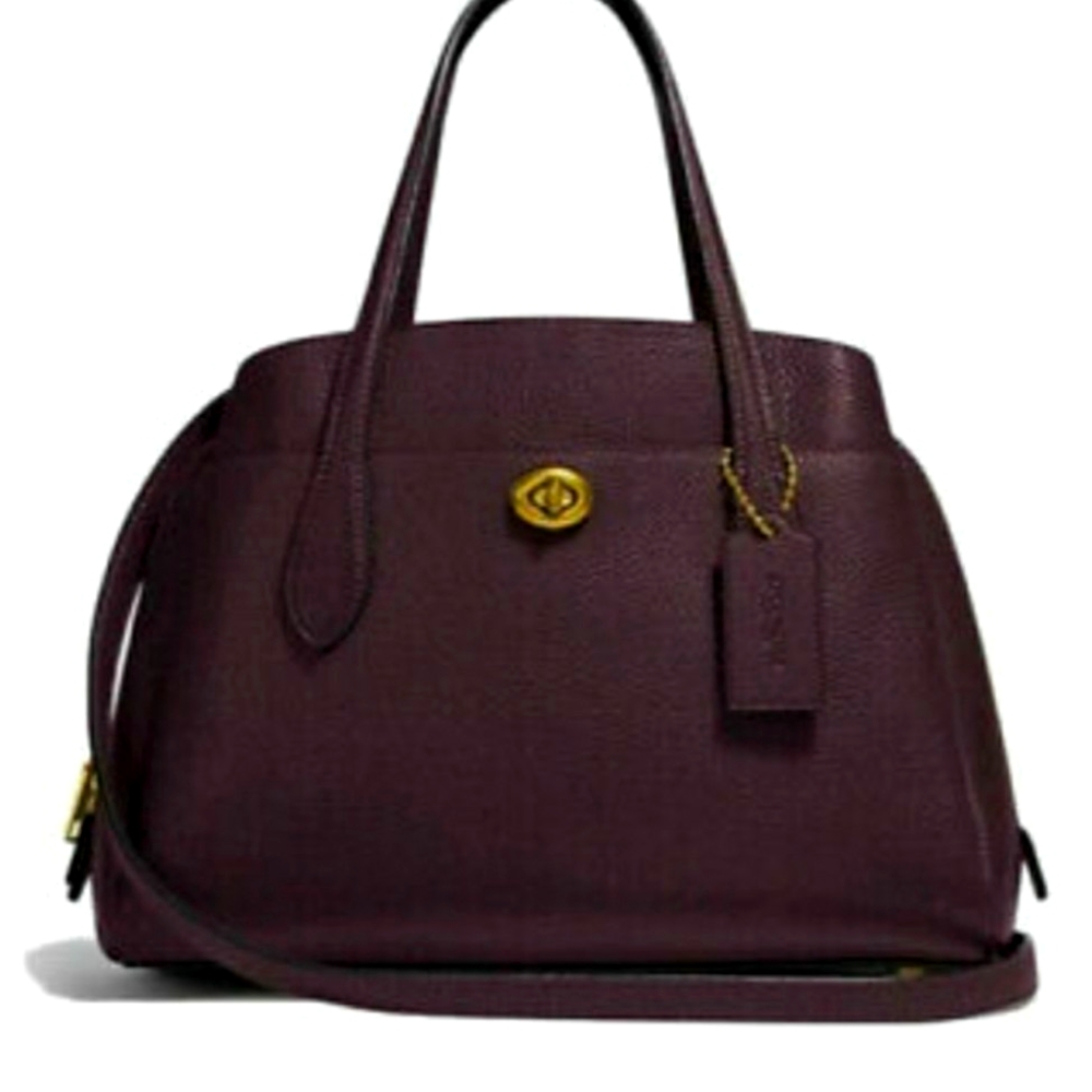 👛Coach Lora Carryall 30 Oxblood